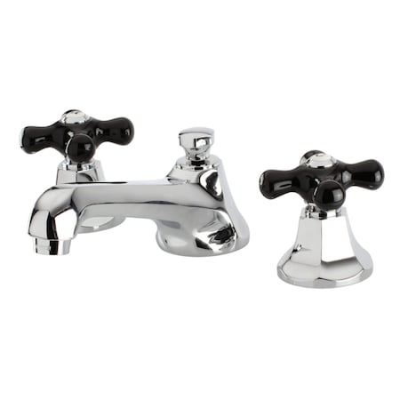 Kingston Brass KS4461PKX Duchess Widespread Bathroom Faucet W/ Brass Pop-Up, Chrome KS4461PKX